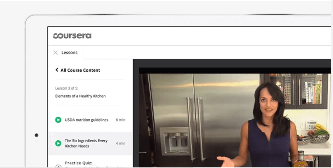 Coursera tablet
