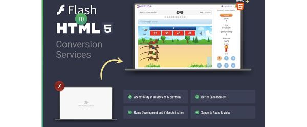 Flash to Html5 Elearning Conversion