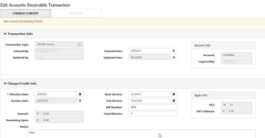 Custom .NET-based Financial Software  (CRM/ERP System)